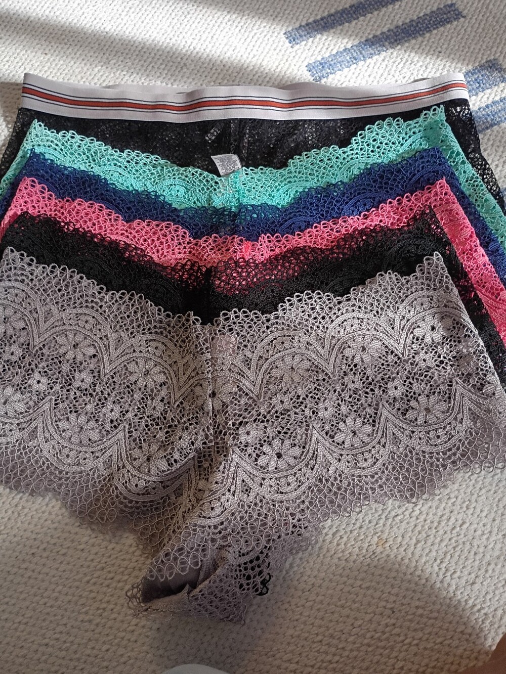 Vintage Victoria Secret Crochet Cheeky Undies Only 2pr Ever Worn And Maybe 2x